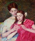 The Crochet Lesson by Mary Cassatt
